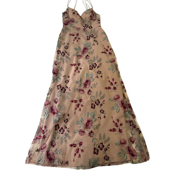 Jenny Yoo Collection Floral Embroidered Dress – Size 6 - Picture 2 of 12